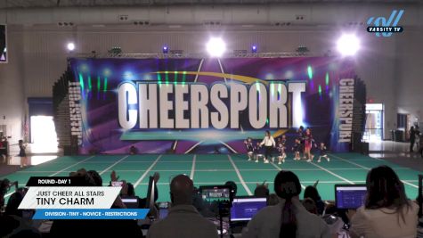 Just Cheer All Stars - Tiny Charm [2024 L1 Tiny - Novice - Restrictions Day 1] 2024 CHEERSPORT Toms River Classic