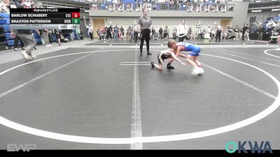 40 lbs Rr Rnd 2 - Barlow Schubert, Chandler Takedown Club vs Braxton Patterson, Kingfisher YellowJackets