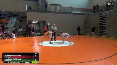 217 lbs Round 2 - Jameson Falciani, Hartselle vs Landon Freeman, Grissom Hs