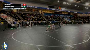126 lbs Cons. Round 1 - Matthew Tran, Iowa City, West vs Coby Fiser, Bondurant-Farrar