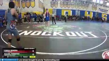 130 lbs Champ. Round 1 - Rachel Ferreter, Freedom (Orlando) vs Camila Borges, Tohopekaliga