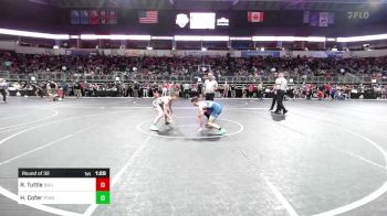 115 lbs Round Of 32 - Roman Tuttle, Salina Wrestling Club vs Harrison Cofer, Standfast OKC