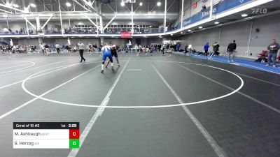 197 lbs Consi Of 16 #2 - Miles Ashbaugh, Kent State vs Soren Herzog, Air Force Academy