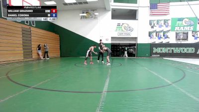 120-126 lbs Round 1 - William Graziano, Carlsbad Combat Wrestling Club vs Daniel Corona, Rio Grande