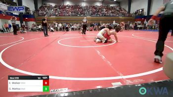 155 lbs Round Of 16 - Eli Walker, Bishop Kelley vs Gabe Mattox, Salina Wrestling Club