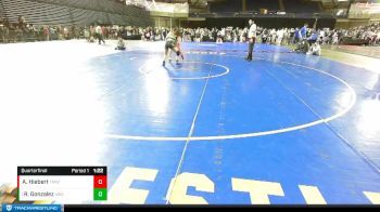 127 lbs Quarterfinal - Reinalda Gonzalez, Ascend Wrestling Academy vs Aurora Hiebert, Thunder Mountain Wrestling Club