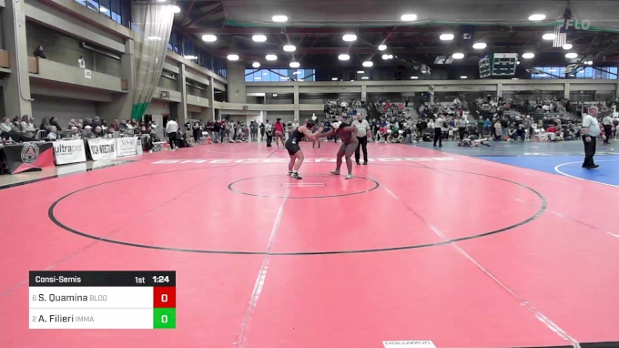 185 lbs Consolation - Saharia Quamina, Bloomfield vs Ava Filieri ...