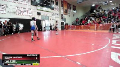 110 lbs Champ. Round 2 - Rochelle Coomes, Cerritos vs Alexa Kopp-Salas, El Toro