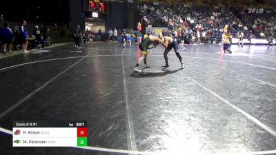 149 lbs Consi Of 8 #1 - Riley Bower, Bucknell vs Max Petersen, ND State