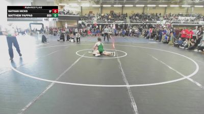 165 lbs Consi Of 4 - Nathan Hicks, Bristol-Plymouth vs Matthew Pappas, Bishop Hendricken