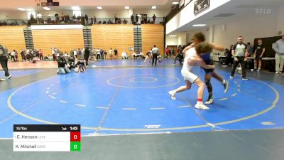 157 lbs Quarterfinal - Cole Henson, Level Up Wrestling Center vs Kanen Mitchell, Georgia