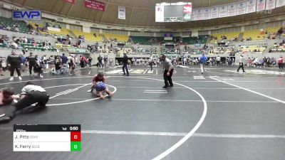 85 lbs Consolation - Jupiter Pitts, Dover Youth Wrestling Club vs Kennedy Ferry, Beebe Badgers Wrestling Club