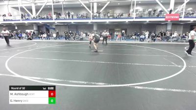 197 lbs Round Of 32 - Miles Ashbough, Kent State vs Gavin Henry, Davidson