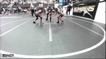 76-80 lbs Semifinal - Kyzer Sanders, Standfast OKC vs Jamaree Washington, Del City Little League Wrestling