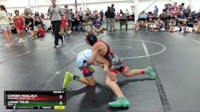 84 lbs Round 4 (6 Team) - Camden Magluilo, Warhawks Wrestling vs Logan Tolas, SEPA