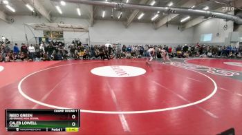 150 lbs Champ. Round 1 - Reed Green, Severance High School vs Caleb Lowell, Poudre