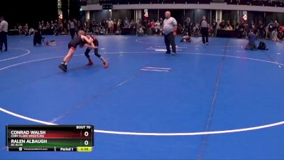 75 lbs Cons. Round 3 - Conrad Walsh, Cory Clark Wrestling vs Ralen Albaugh, DC Elite