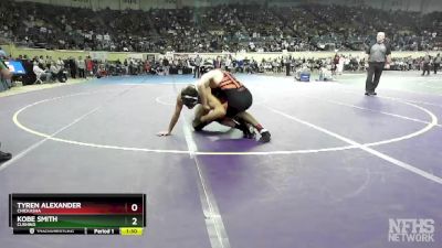 4A-165 lbs Quarterfinal - Tyren Alexander, Chickasha vs Kobe Smith, Cushing