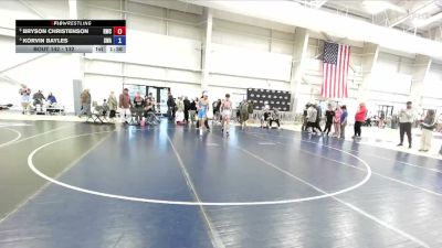 132 lbs Quarterfinal - Bryson Christenson, Ravage Wrestling Club vs Korvin Bayles, Sanderson Wrestling Academy