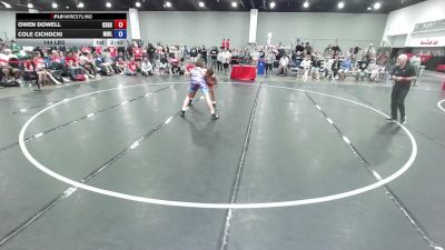 144 lbs Owen Dowell, Team Kansas Gold vs Cole Cichocki, Team Michigan - Blue