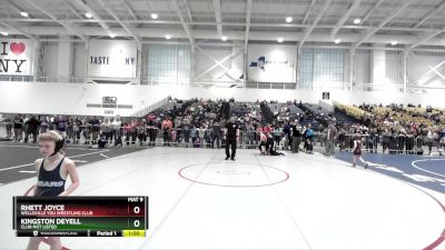 53 lbs Cons. Round 2 - Rhett Joyce, Wellsville You Wrestling Club vs Kingston Deyell, Club Not Listed