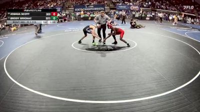 D 1 113 lbs Cons. Round 2 - Brody Brignac, Dutchtown vs Joshua Scott, Zachary