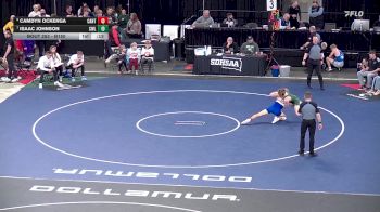 Cons. Round 2 - Isaac Johnson, Clark/Willow Lake vs Camdyn Ockenga, Canton