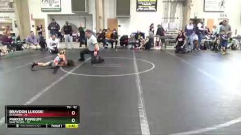 52 lbs Semifinal - Braydon Lukoski, Outsiders vs Parker Mangum, Unattached