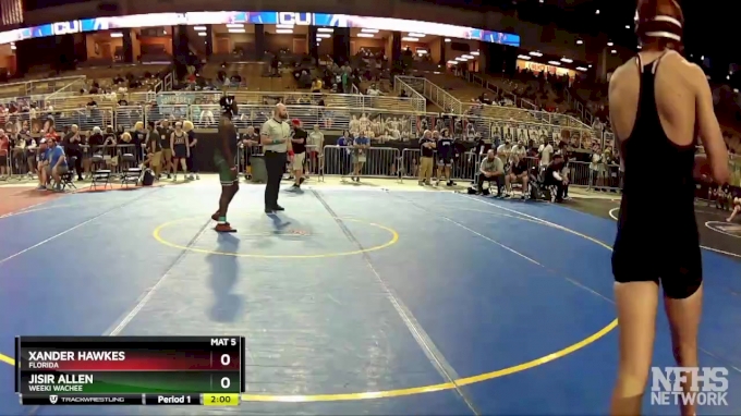 1A 182 Lbs Cons. Round 1 - Jisir Allen, Weeki Wachee Vs Xander Hawkes ...