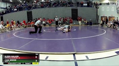 106 lbs 2nd Wrestleback (8 Team) - Alden Walker, Evansville Mater Dei vs Case Bridge, Avon