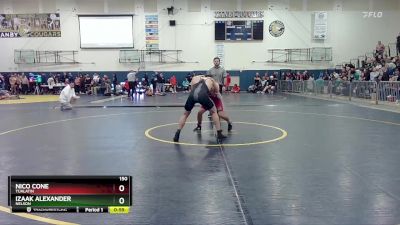 150 lbs Cons. Round 2 - Izaak Alexander, Nelson vs NICO CONE, Tualatin