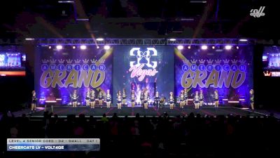 CheerCats LV - Volt4ge [2025 L4 Senior Coed - D2 - Small Day 1] 2025 The American Grand Grand Nationals