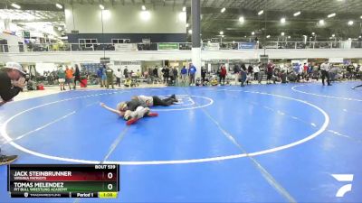 105 lbs Cons. Semi - Tomas Melendez, Pit Bull Wrestling Academy vs Jack Steinbrunner, Virginia Patriots