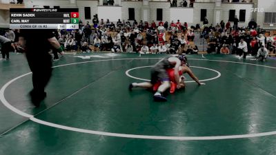 165 lbs Consi Of 16 #2 - Kevin Sadek, North Attleborough vs Carl May, Norton