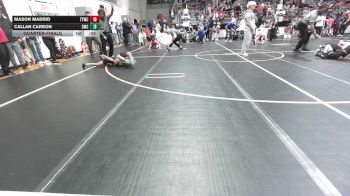 64 lbs Quarterfinal - Mason Madrid, Team Tulsa Wrestling Club vs Callan Carson, Salina Wrestling Club