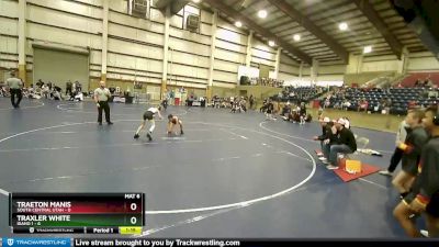 77 lbs Finals (2 Team) - Traeton Manis, South Central Utah vs Traxler White, Idaho 1