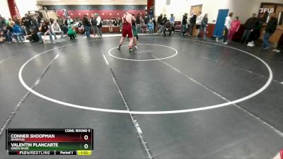 285 lbs Cons. Round 5 - Conner Shoopman, Riverton vs Valentin Plancarte, Green River