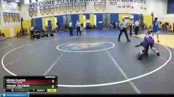 113 lbs Semifinal - Miguel Escobar, Colquitt County vs Kevin Placer, Southwest Miami
