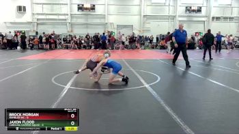 76 lbs Round 6 (10 Team) - Jaxon Flood, Carolina Hammer Squad vs Brock Morgan, Rambler WC