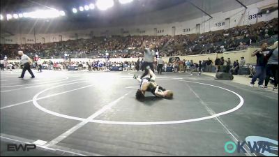 61 lbs Round Of 32 - Wyatt Lancaster, Norman Grappling Club vs Andrew Johnson, Pitbull Wrestling Academy