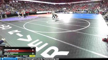 D1-220 lbs Quarterfinal - Aeoden Sinclair, Milton vs Jesus Gonzalez, Reedsburg Area