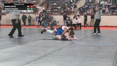 160_B lbs Round Of 16 - Kavon Cottle, Hazleton vs Keegan Kucnick, Union City