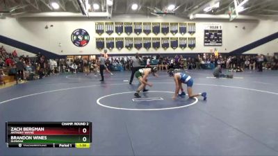 120 lbs Champ. Round 2 - Brandon Wines, GlenOak vs Zach Bergman, Anthony Wayne