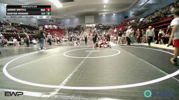 120 lbs Quarterfinal - Aubrie Smittle, Wagoner Takedown Club vs Sawyer Howard, Cleveland Take Down Club