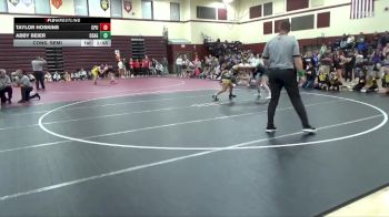 JV-15 lbs Cons. Semi - Abby Beier, Osage vs Taylor Hoskins, Center Point-Urbana