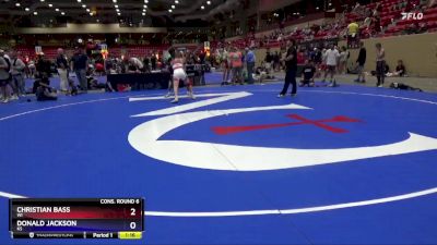 138 lbs Cons. Round 6 - Christian Bass, WI vs Donald Jackson, KS