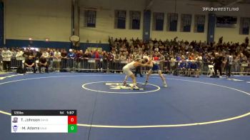 126 lbs Quarterfinal - Tyler Johnson, Danbury vs Matthew Adams, Salem-NH