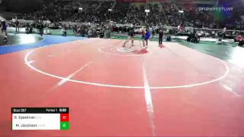 5A 220 lbs Cons. Round 3 - Mason Jacobsen, Rocky Mountain vs Beau Speelman, Coeur D`Alene