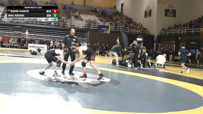 138 lbs Round Of 32 - Gavin Ulrich, Metrolina Christian Academy vs Mac Keogh, Gonzaga College High School