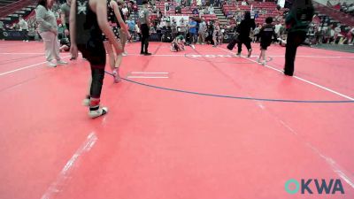90 lbs Quarterfinal - Everett Bolay, Perry Wrestling Academy vs Maisyn Hulbutta, Mojo Grappling Academy